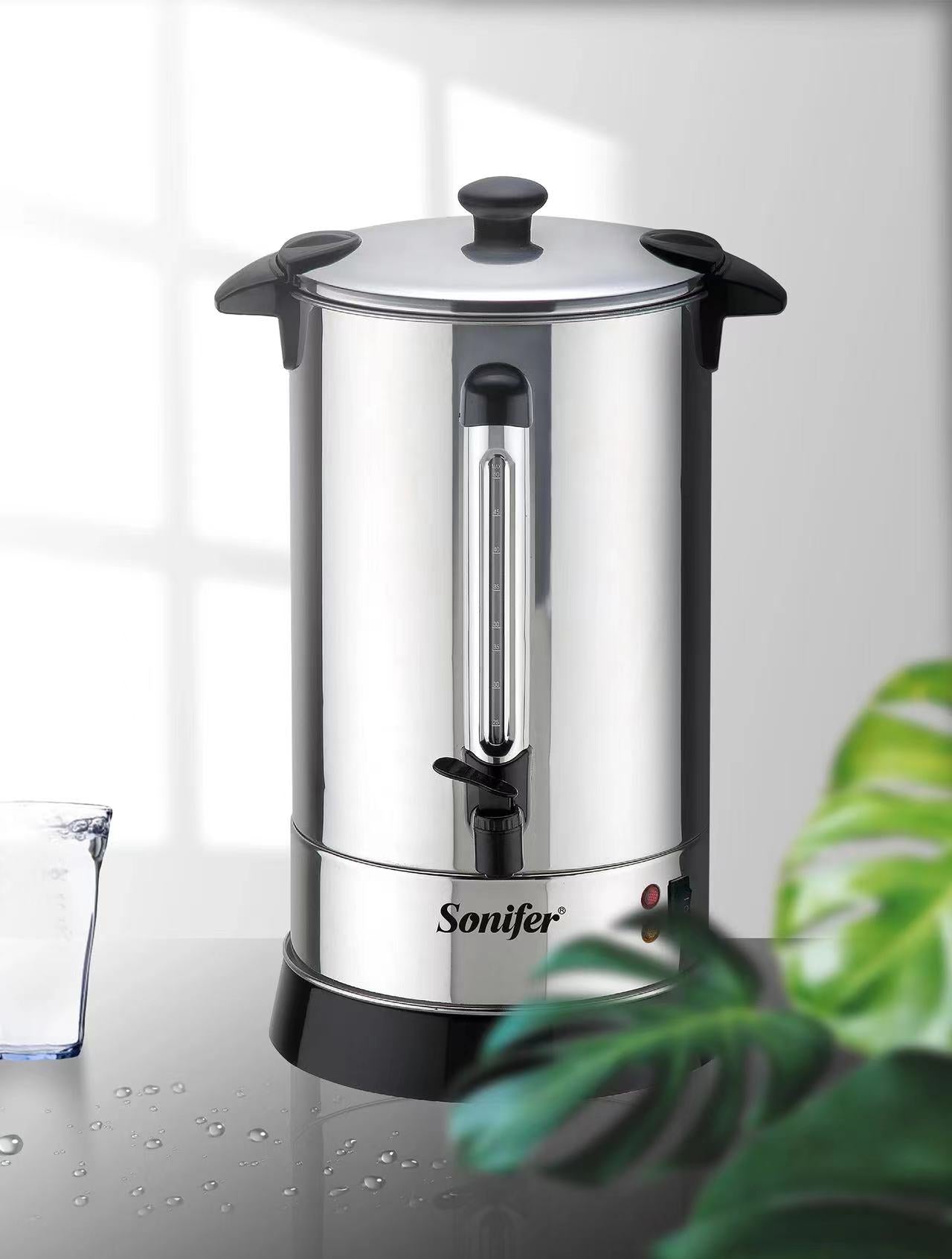 Fervedor de Água Elétrico em Aço Inoxidável Sonifer SF-2073 de Grande Capacidade 10 Litros