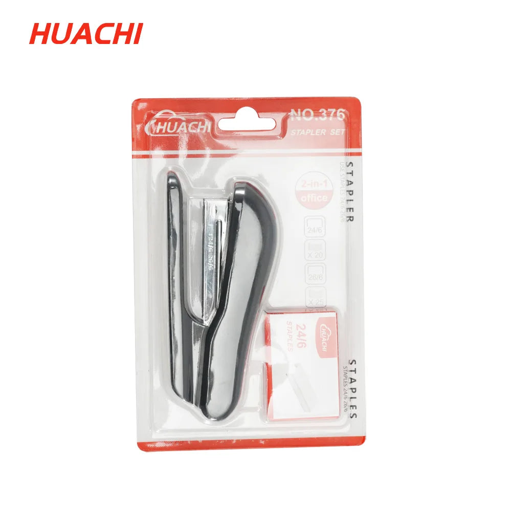 Standard Manual Plastic Stapler with 24/6 & 26/6 Staples
