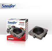 Placa Elétrica Portátil com Um Queimador Sonifer SF-3053 1000W Sem Fumo