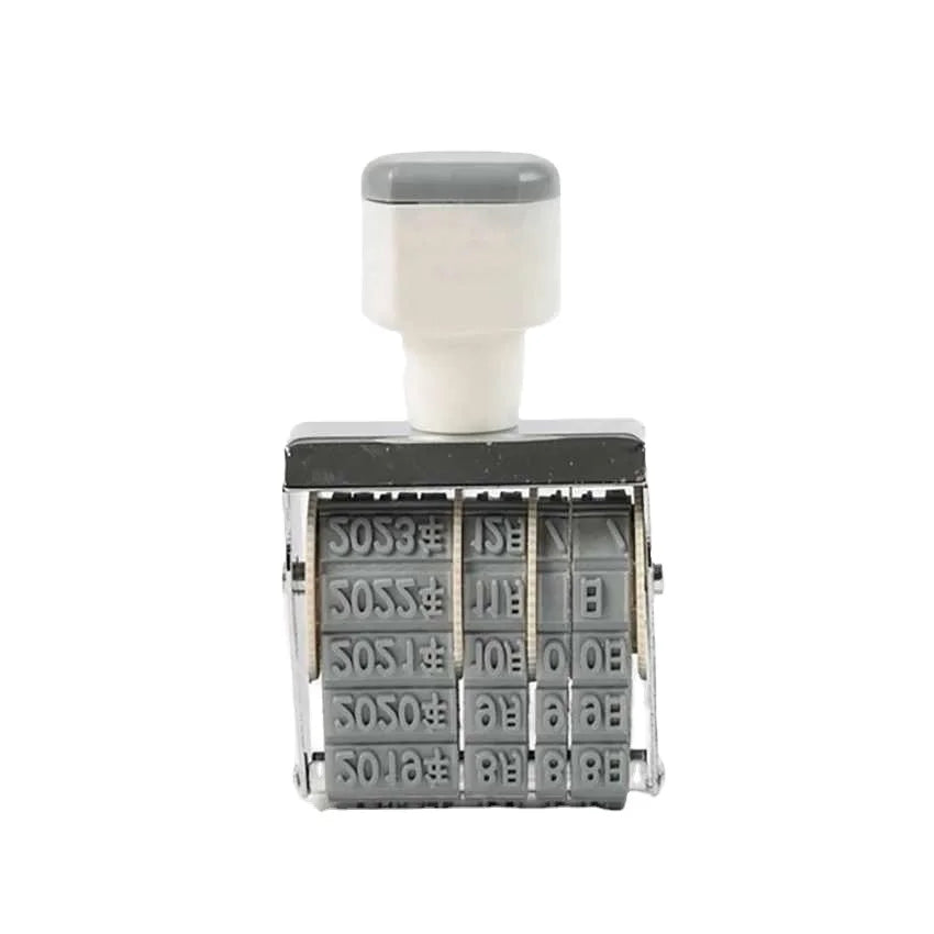 Adjustable Date Rolling Stamp Retro Printing Seal for DIY Scrapbooking