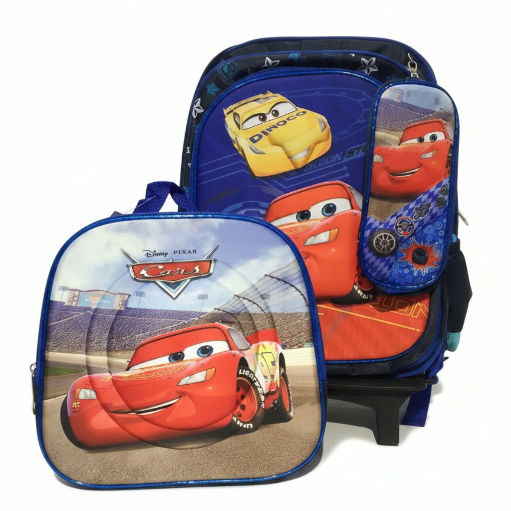 Conjunto Escolar Infantil (Mochila, Lancheira e Estojo): O Companheiro Perfeito para os Pequenos Heróis - (AYD61-1)