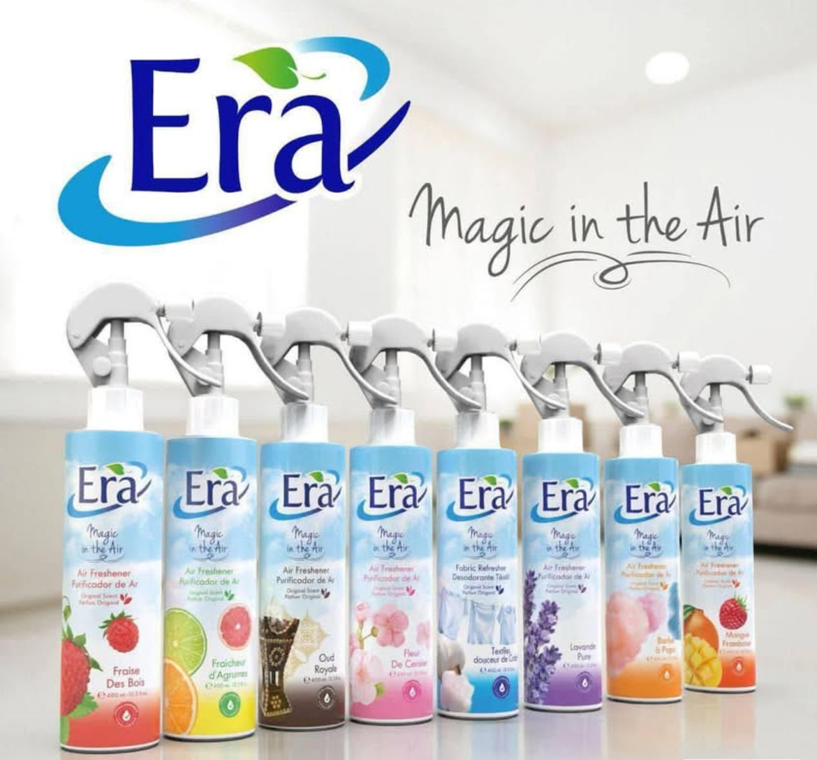 Era Air Freshener Spray 400ml Vanilla Home Office Car