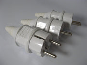 Lot of 34 Non-Polarized Europlugs 2-Pin 16A 250V