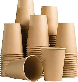Brown Kraft Paper Cups 300ml Pack of 25-AYD268-40