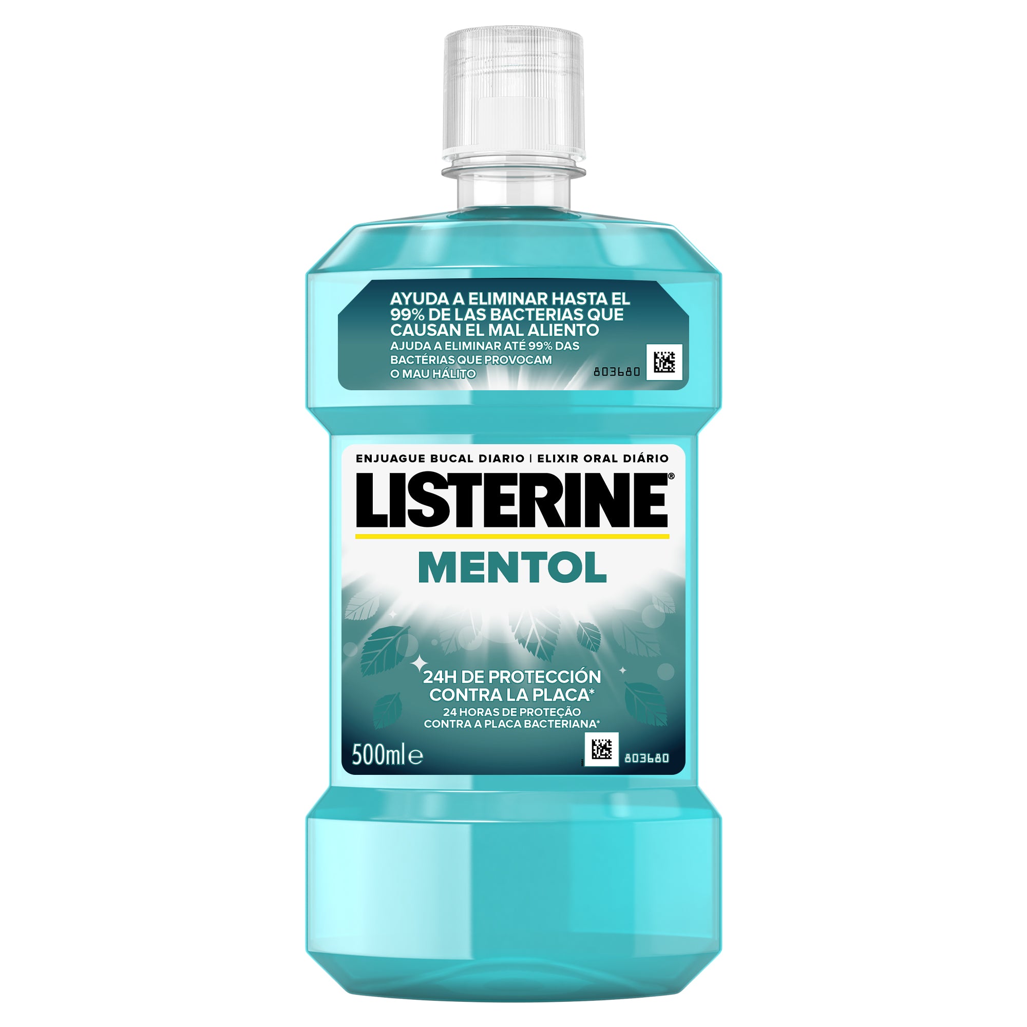 Listerine Mentol Mouthwash Anti-Plaque Daily Oral Rinse 500ml