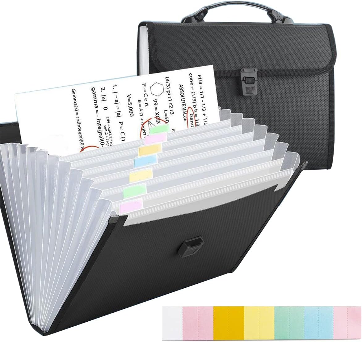 Button Display Book FC Plastic Document Folder - (AYC332-17)