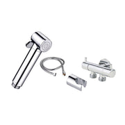 Basic Delux Hygienic Shower Kit for Toilet and Bidet Chrome