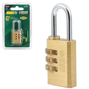 Stanley 30mm 4-Digit Combination Lock S742-052 Brass