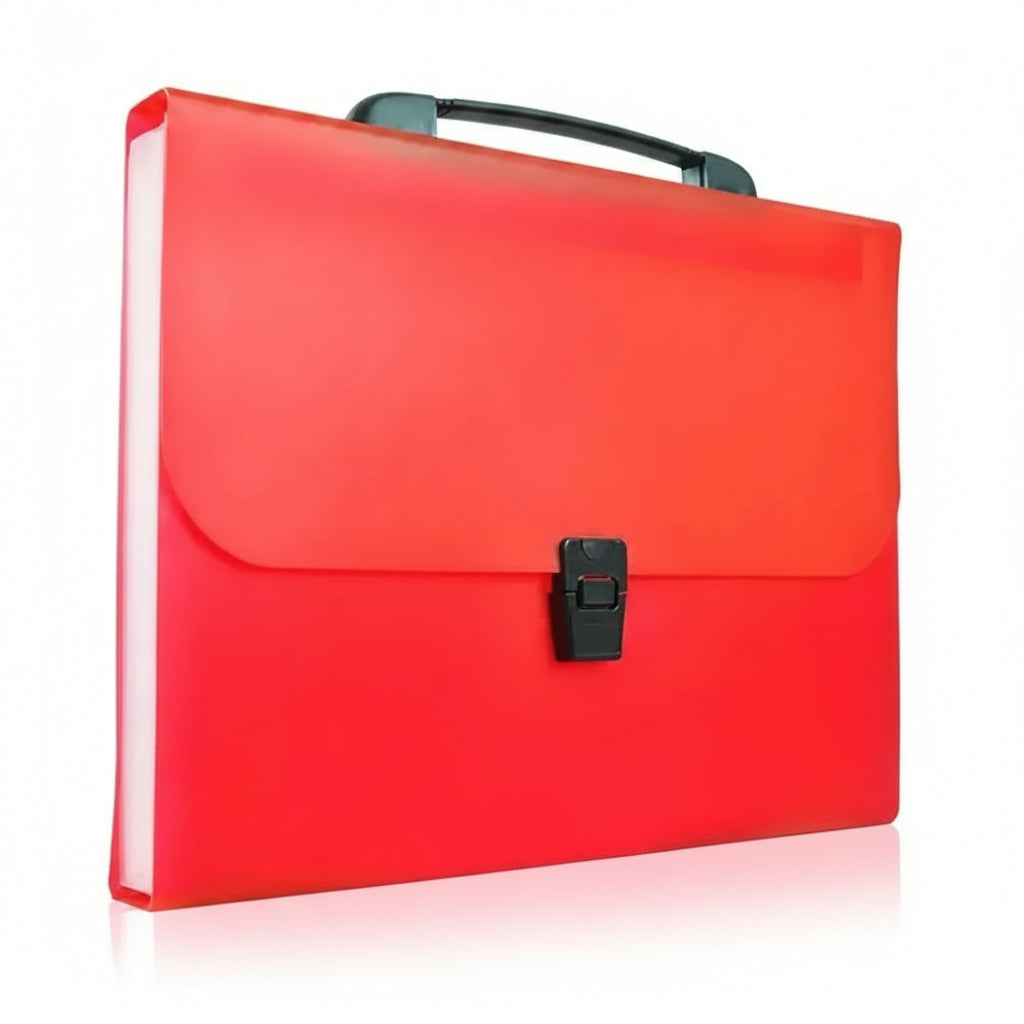 Button Display Book FC Plastic Document Folder