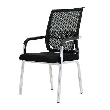 Spencer Visitors 4 Leg Mesh Back Chair Black