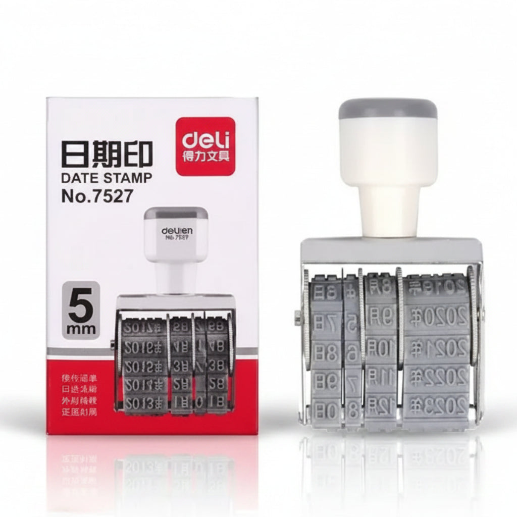 Adjustable Date Rolling Stamp Retro Printing Seal for DIY Scrapbooking