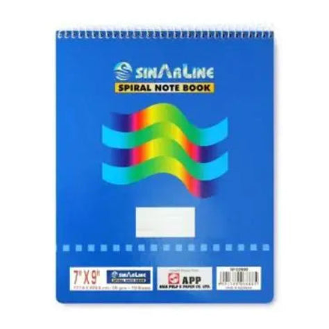 Sinarline Top Spiral Notebook A4 70 Sheet Pack of 6