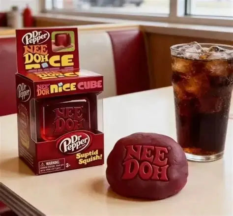 NeeDoh Dr Pepper Nice Cube Squishy Sensory Fidget Toy - (SQUI0019)