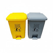 40L Heavy-Duty Plastic Waste Bin with Lid-AYD256-110