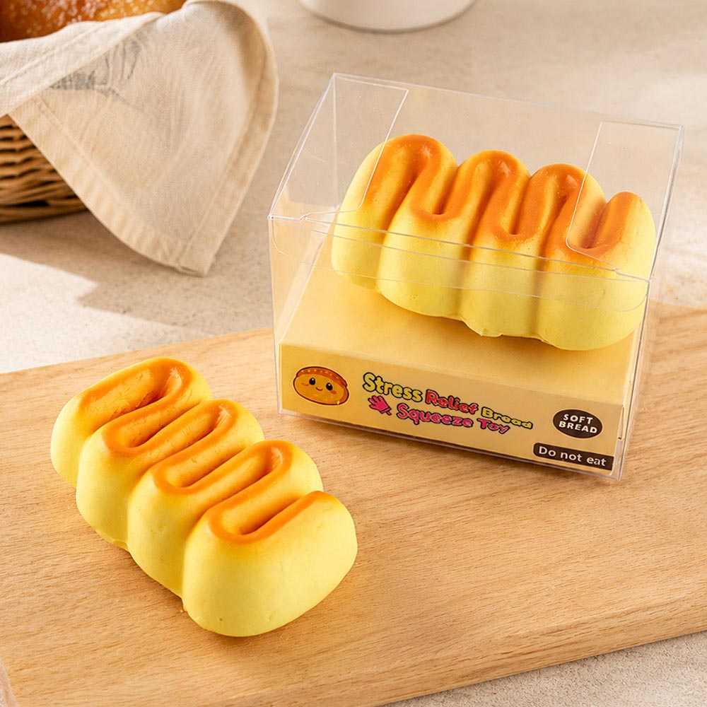 Bread Loaf Squeeze Squishy Sensory Fidget Toy 1 Piece - (SQUI0013)