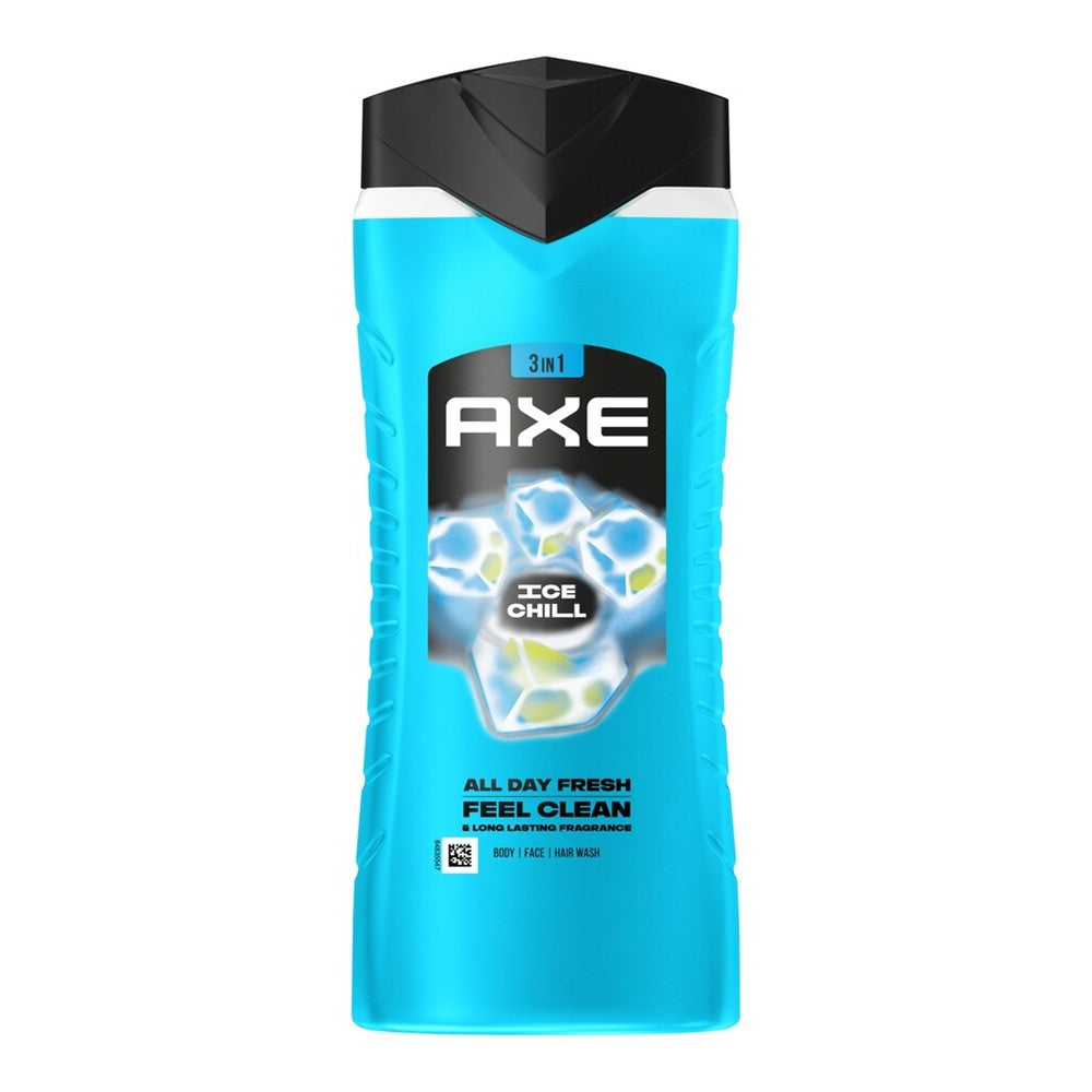 Axe Ice Chill Gel de Duche 3 em 1 400ml Refrescante