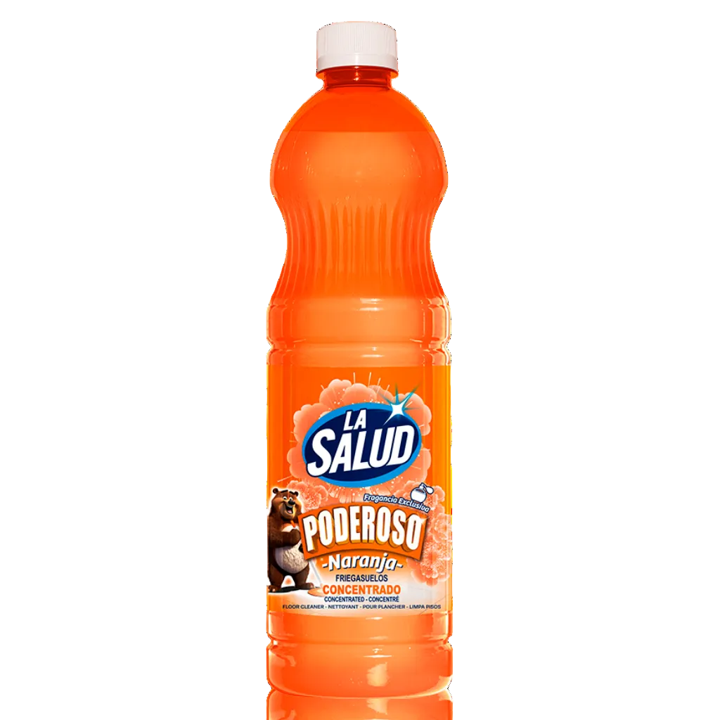 La Salud Poderoso Floor Cleaner Orange Concentrated 1L