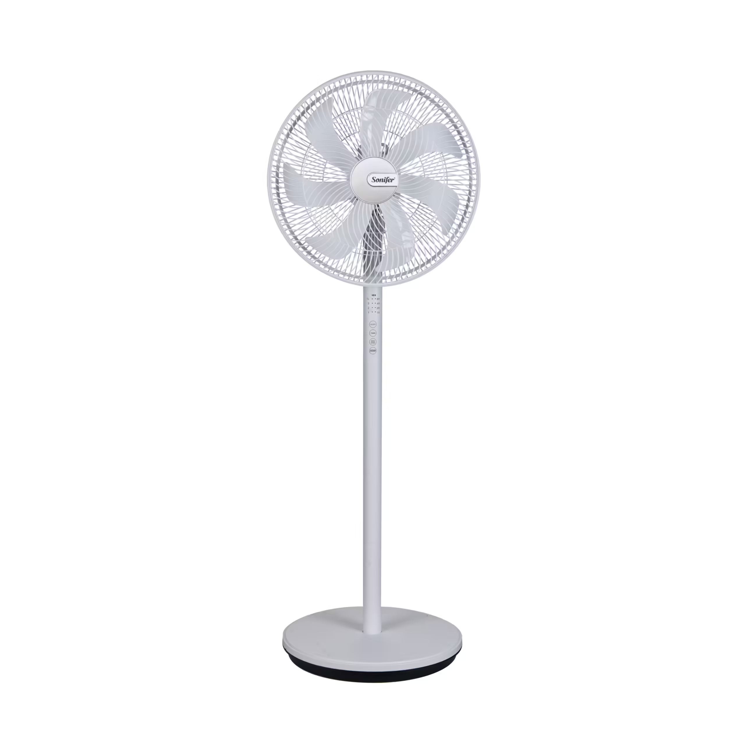 Ventoinha de Pedestal Inteligente Sonifer SF-6527: 3 Velocidades, 7 Pás, Controlo Remoto e Tátil