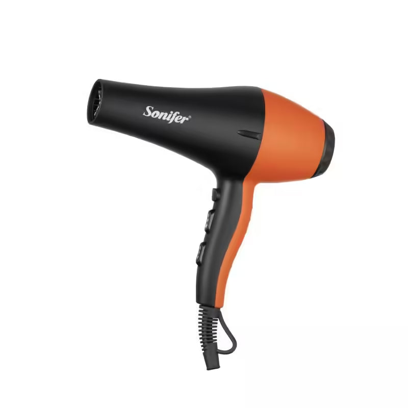 Secador de Cabelo Profissional Sonifer SF-9674A: Secagem Rápida, Ar Frio, 2150W de Potência