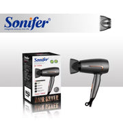 Sonifer hair dryer with packaging on a white background