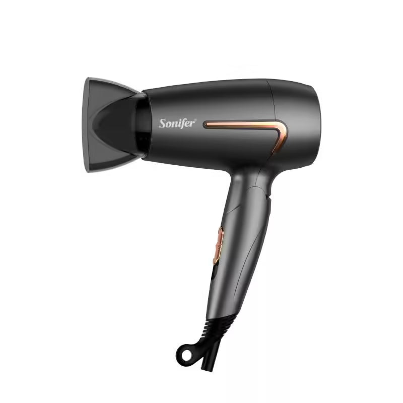 Secador de Cabelo Sonifer SF-9706 1400W Silencioso com Pega Dobrável e Bico de Precisão