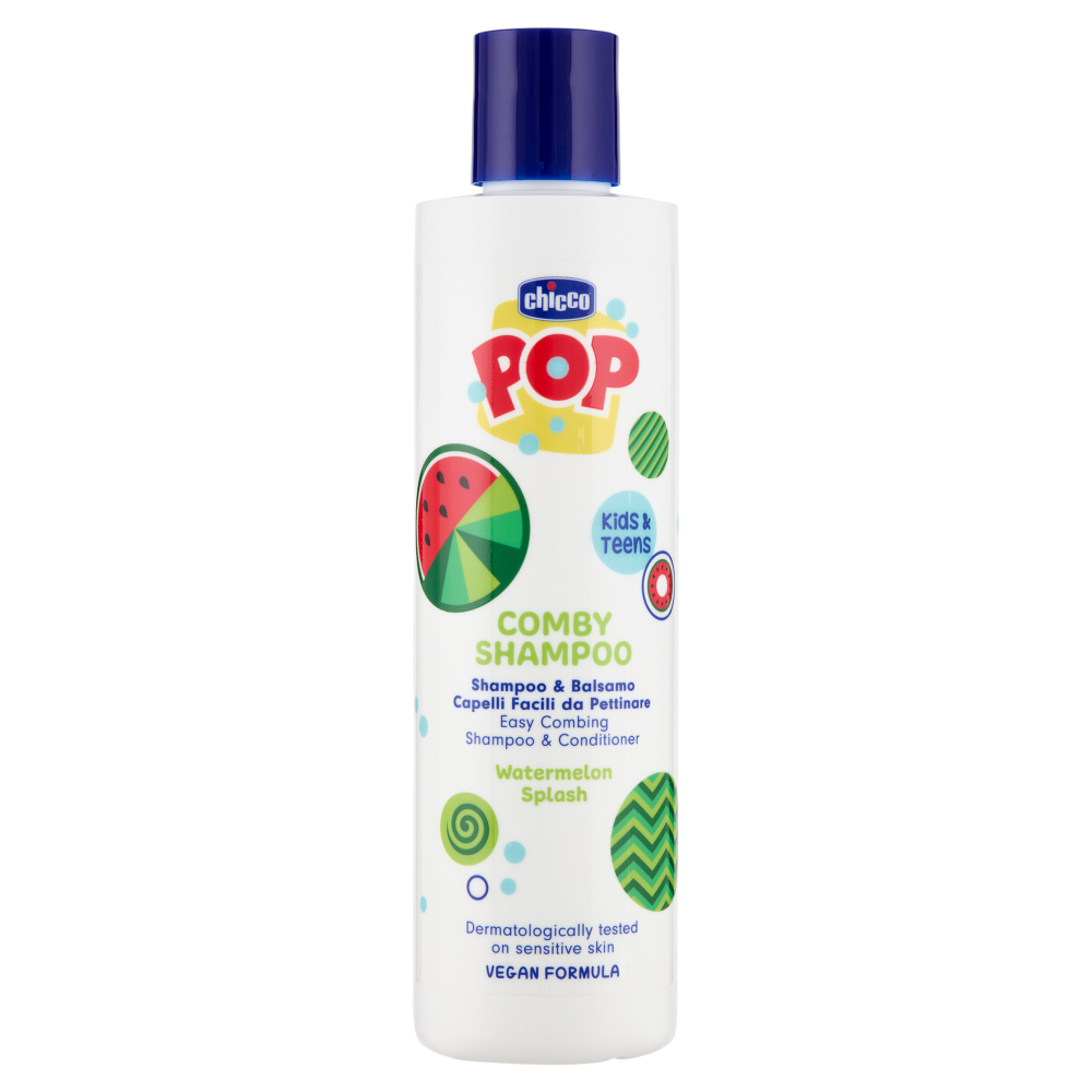 Chicco Pop Comby 2-in-1 Watermelon Shampoo And Conditioner 250ml
