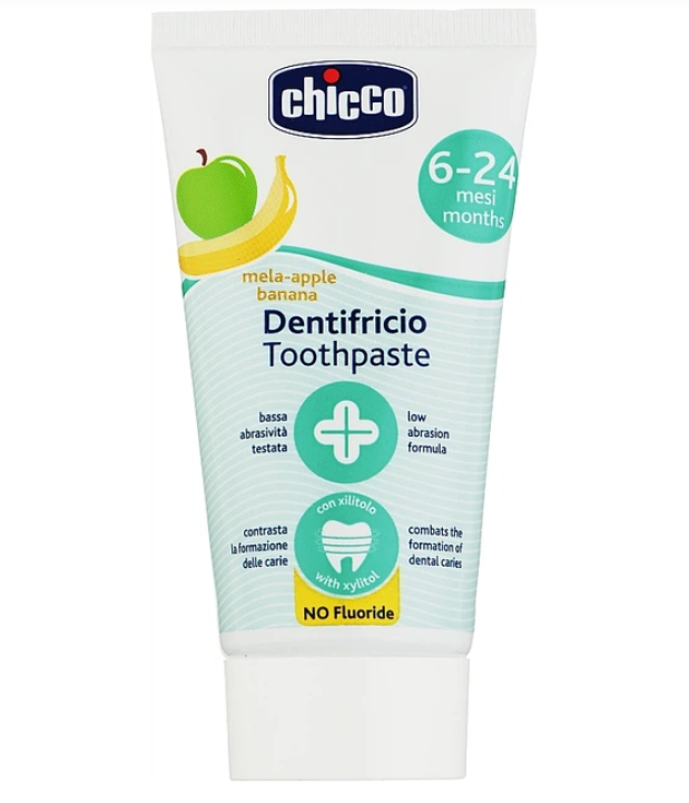 Chicco Apple and Banana Toothpaste 50ml for 6+ Months