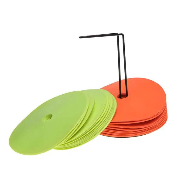 9-Inch Non-Slip Rubber Agility Spot Markers for Sports Training
