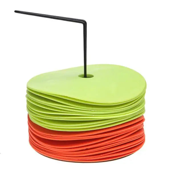 9-Inch Non-Slip Rubber Agility Spot Markers for Sports Training