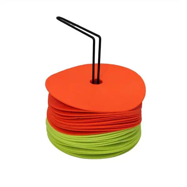 9-Inch Non-Slip Rubber Agility Spot Markers for Sports Training