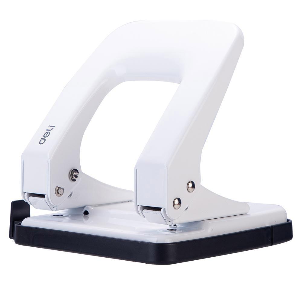 Deli E0138 2-Hole Metal Paper Punch 35-Sheet Capacity