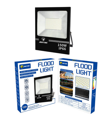 Jortan 100W Solar LED Floodlight with Remote Control 6500K