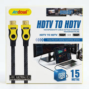 Cabo HDMI Andowl QHD150 V2.0 4K 15 m