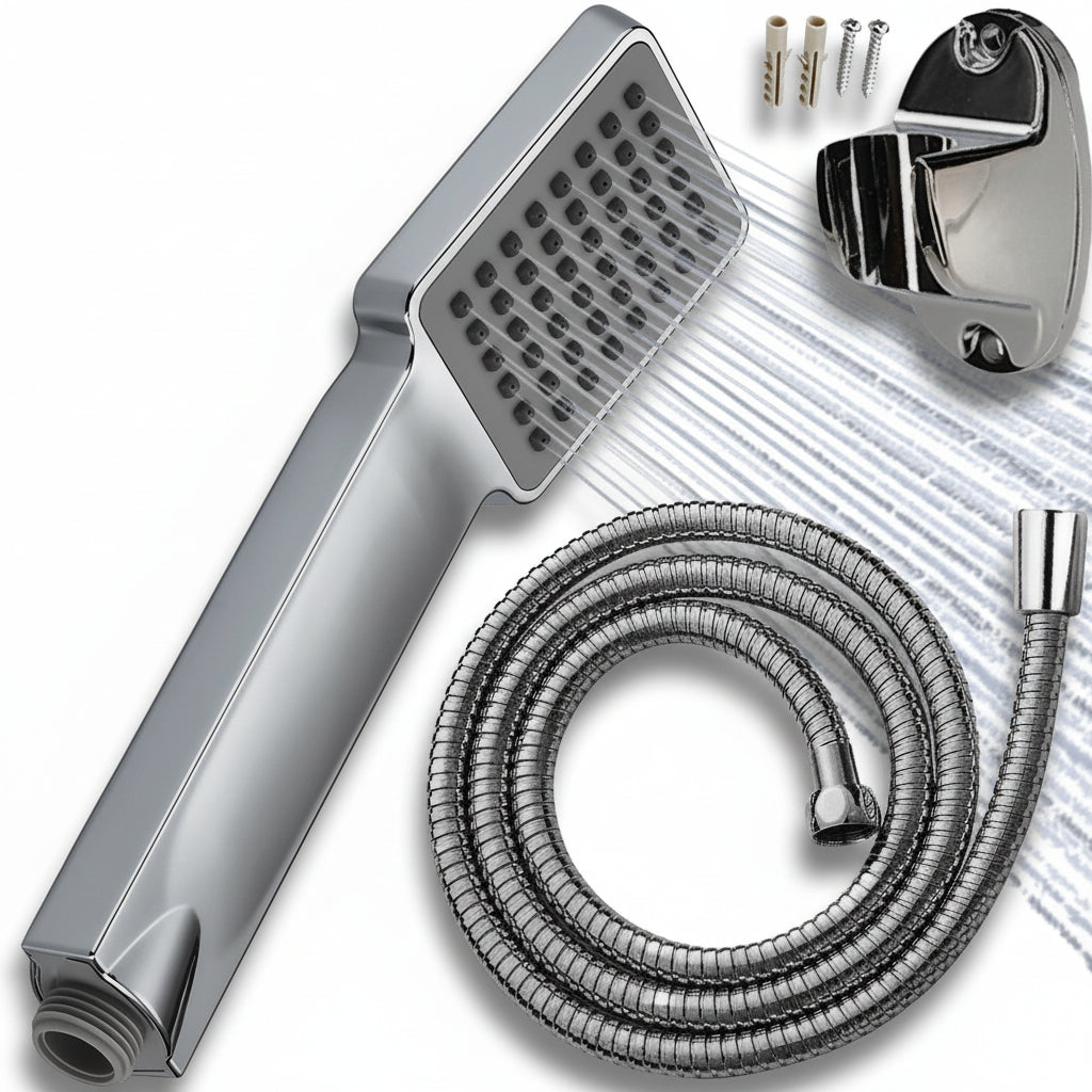 Terra Home Shower Set Chrome Handheld Shower with Hose