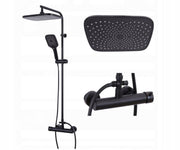 Yoka Home SAMI Matte Black Wall-Mounted Shower Set 30cm Rain