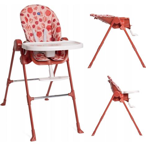 Chicco Polly Essential High Chair Juice Red
