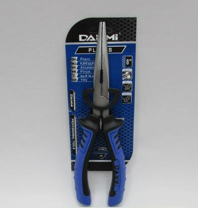 Alicate Bico Reto Longo 8 Pol. Com Corte Lateral Dammi H21648