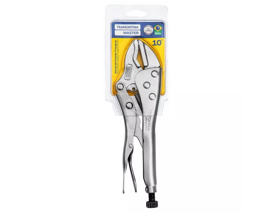 Tramontina Master 10-Inch Locking Pliers with Triangular Jaws