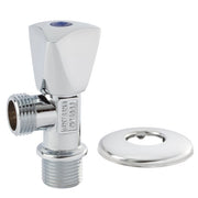 Pegler 0.5 Inch Angle Valve Polished Chrome Contemporary Finish
