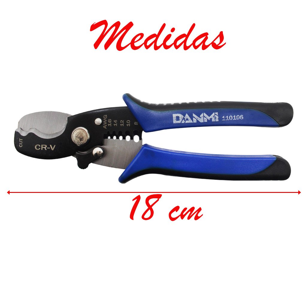 Gici Tools 8-Inch Wire and Cable Stripper Cutter