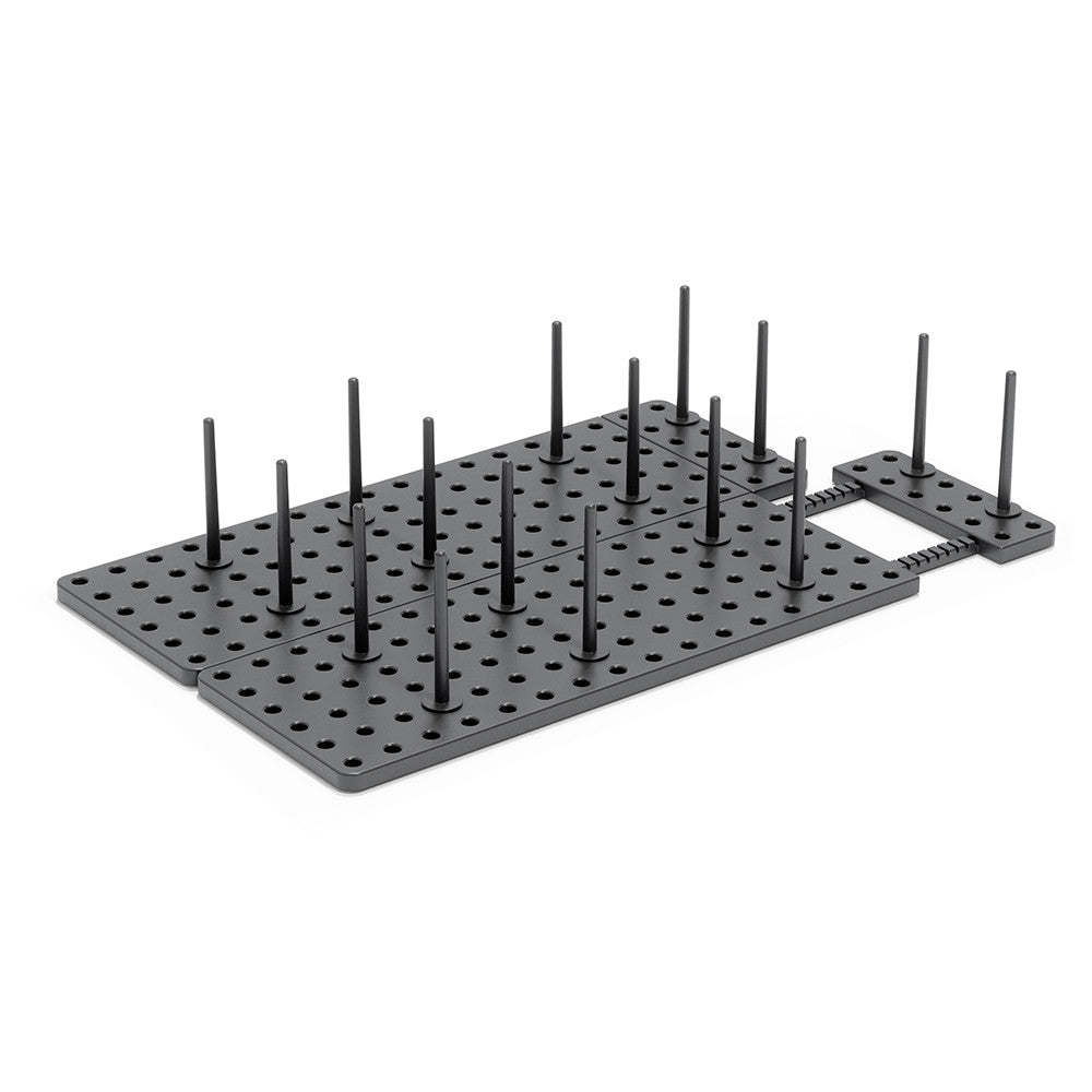 Umbra Peggy Adjustable Drawer Organizer Charcoal 2 Pack