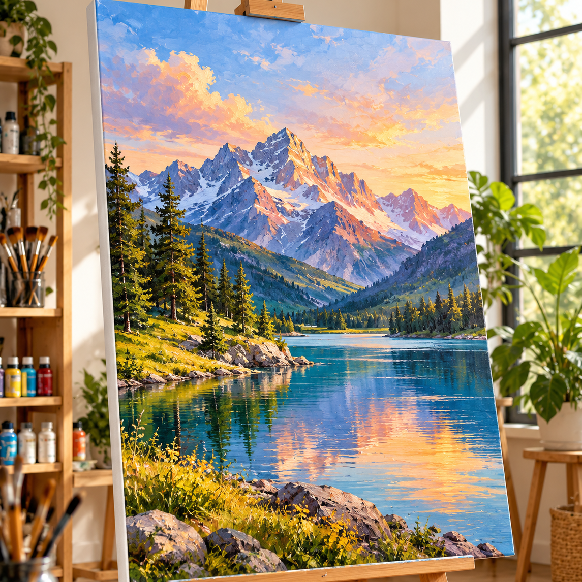 Tela para Pintura Giorgione Premium 100 × 120 cm – 100% Algodão, 280 g/m² – (AYC153-153)