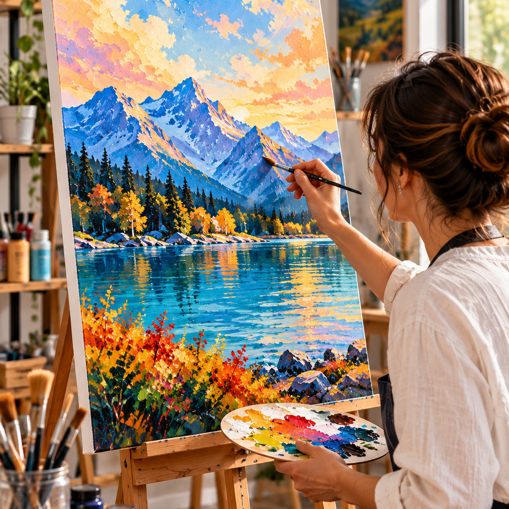 Tela para Pintura Giorgione Premium 70 × 100 cm – 100% Algodão, 280 g/m² – (AYC153-104)