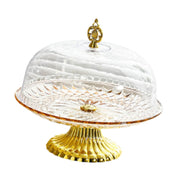 Macarena Vintage Style Dessert Serving Platter With Dome Lid