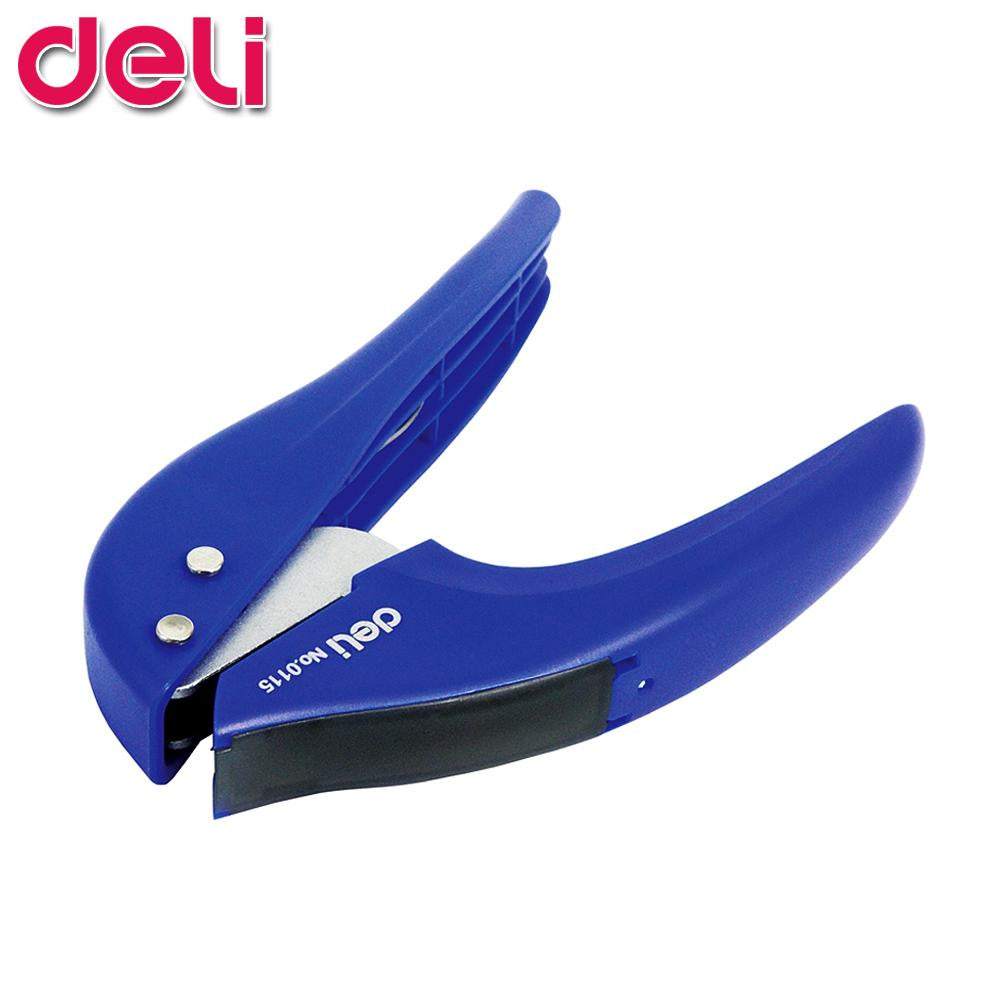 Deli 0115 1-Hole Paper Punch 6mm Silver