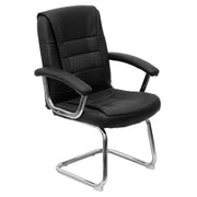 Bella Brasil Decor Patak Fixed Office Chair PU Upholstered