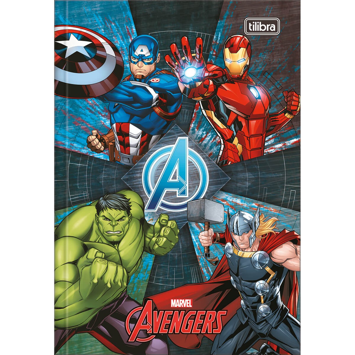 Tilibra Marvel Avengers Hardcover A4 Notebook 80 Sheets