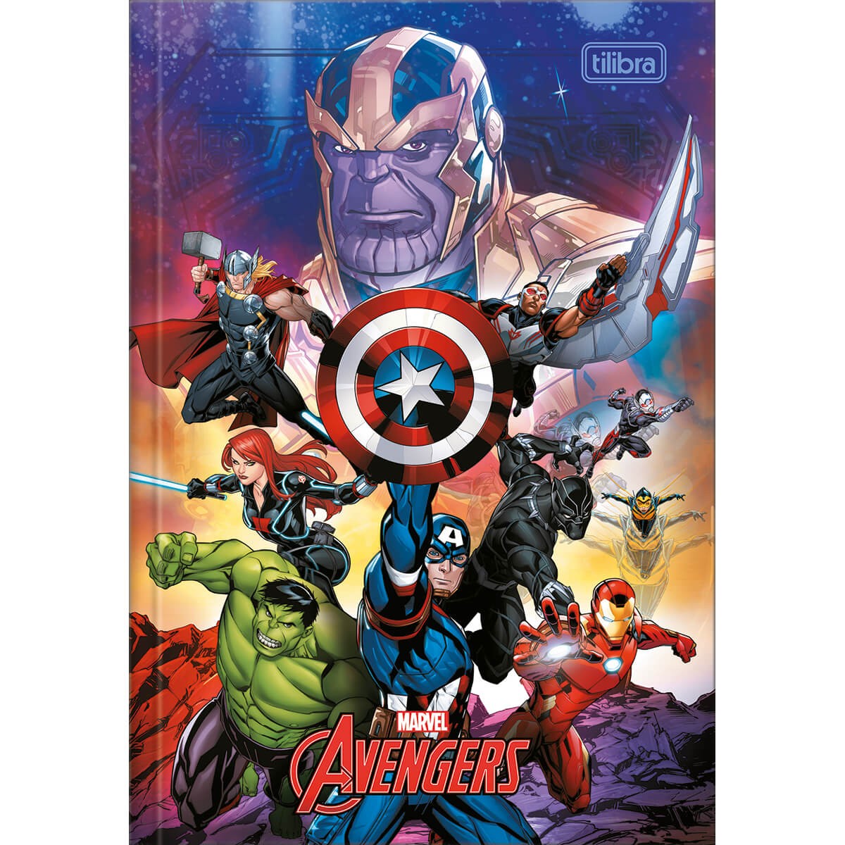 Tilibra Marvel Avengers Hardcover A4 Notebook 80 Sheets