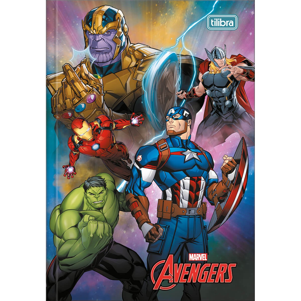 Tilibra Marvel Avengers Hardcover A4 Notebook 80 Sheets