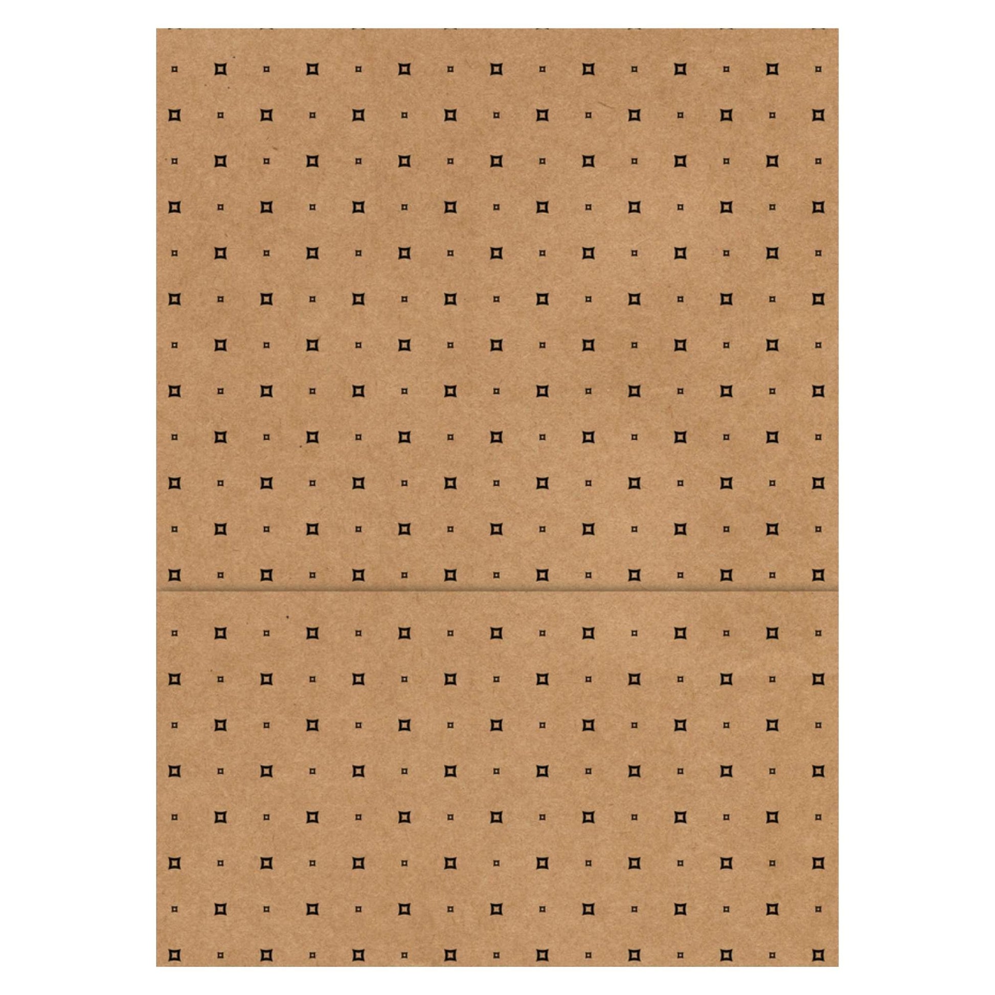 Jandaia Kraft Color University Notebook 80 Sheets Hardcover Spiral